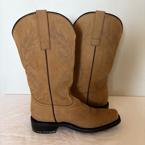 Masterson Boot Co. Cowboy Work Boots, Square Toe, Non Slip Sole NEW SZ 7.5 Women - Picture 7 of 15